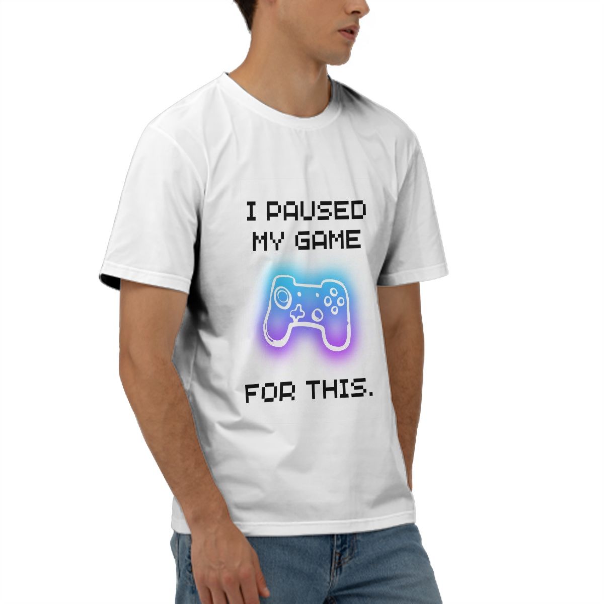 I Paused my game for this (White)