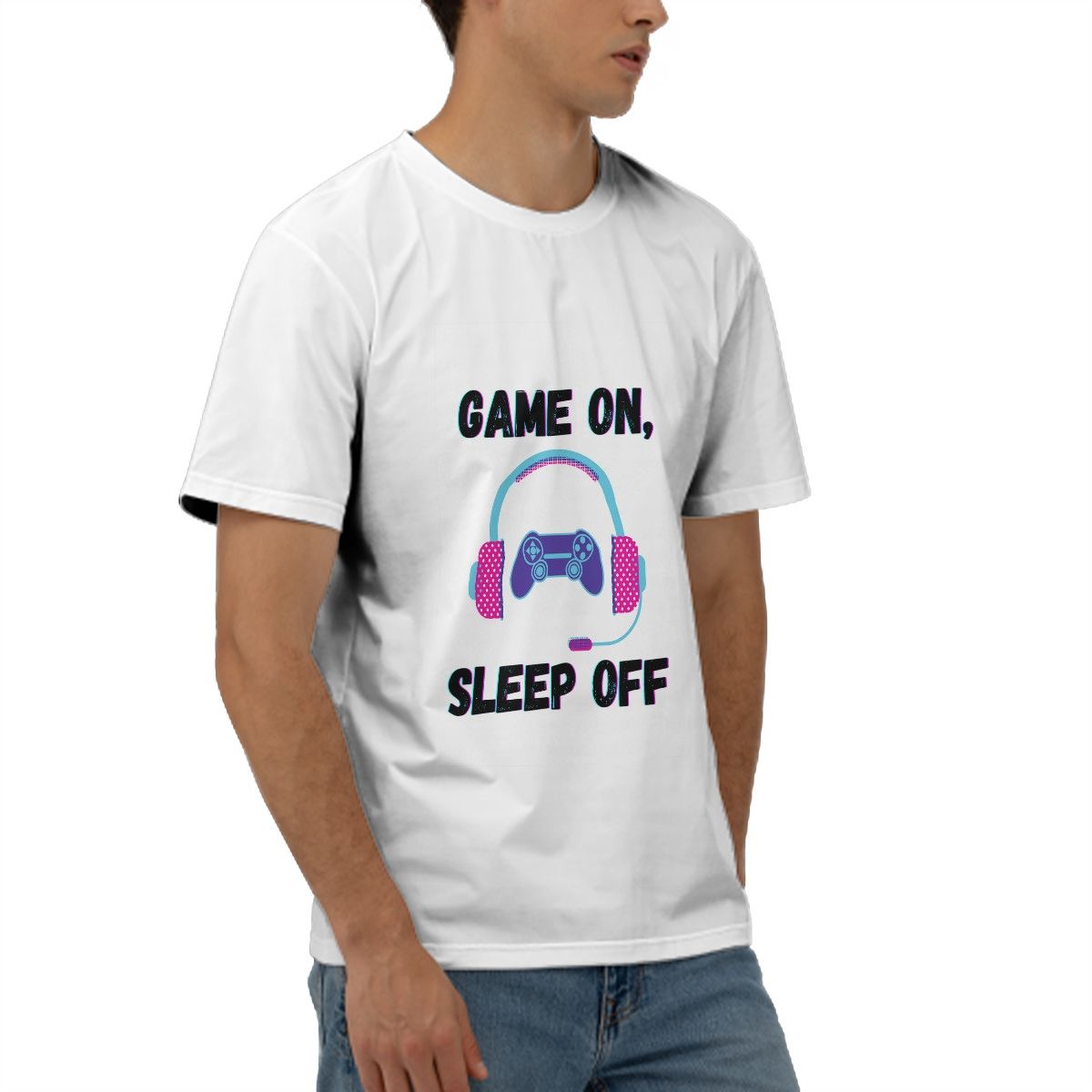 Game on, Sleep off (White)