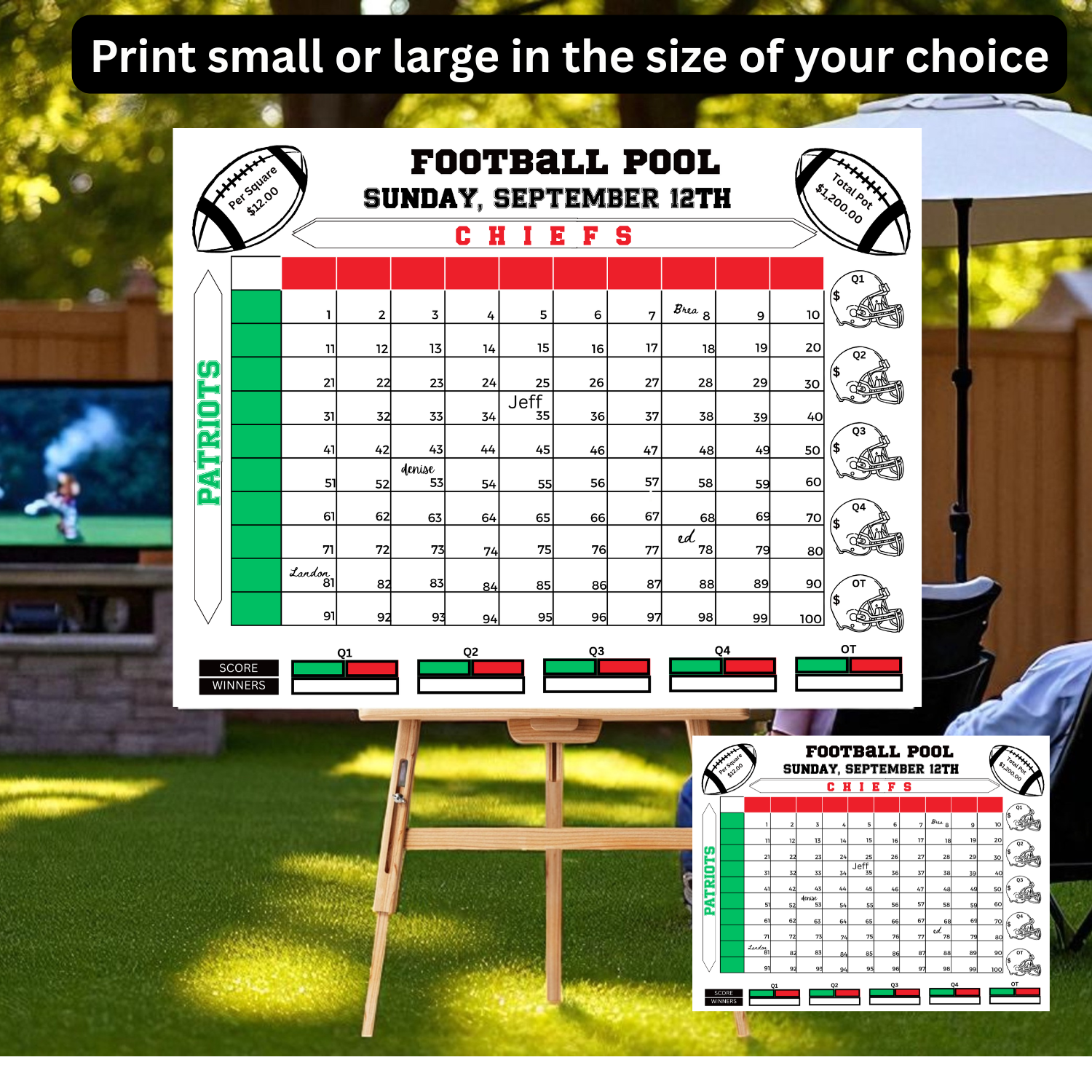 football pool squares