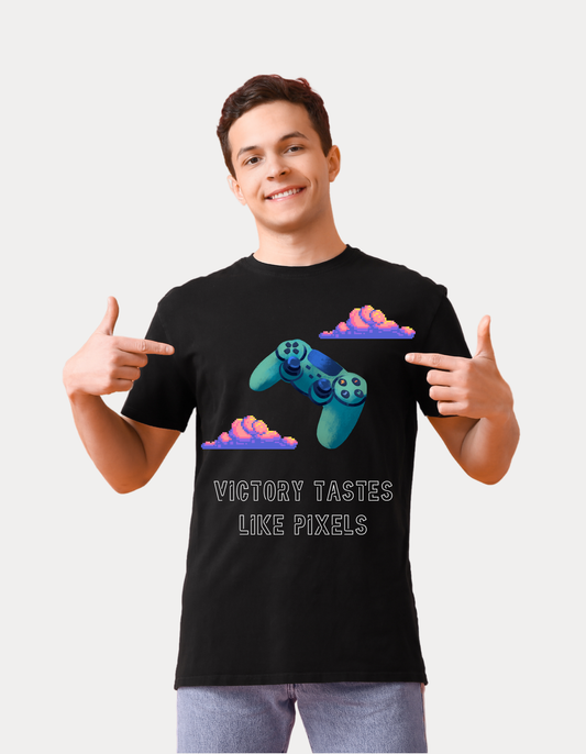 Victory Tastes like pixels (Black)