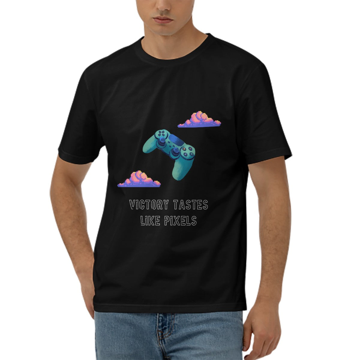Victory Tastes like pixels (Black)