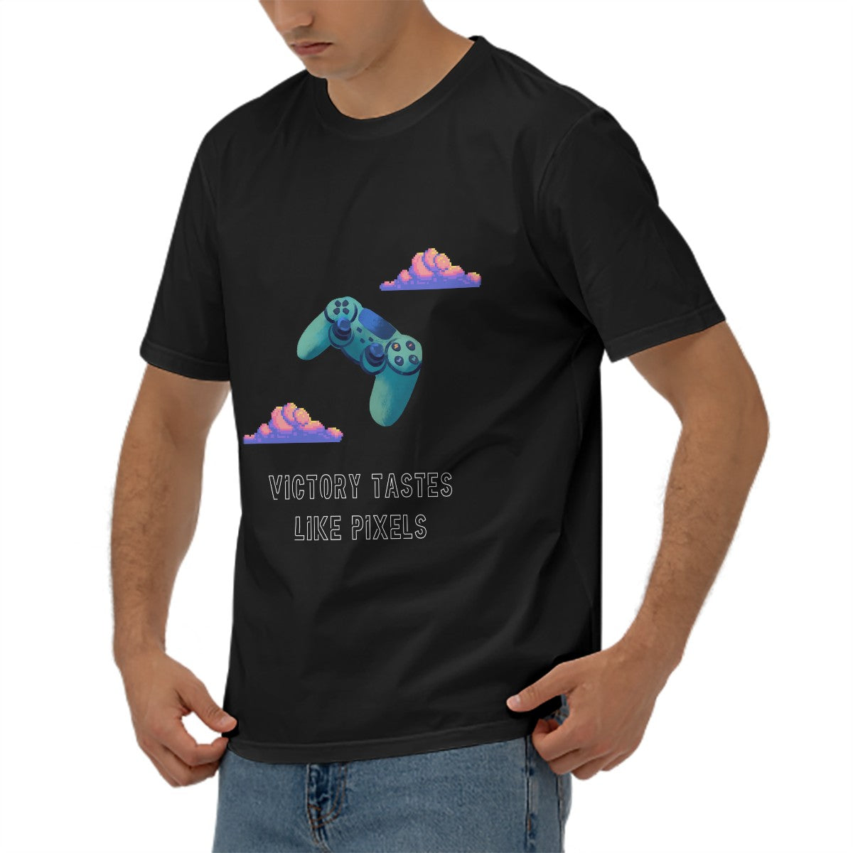 Victory Tastes like pixels (Black)