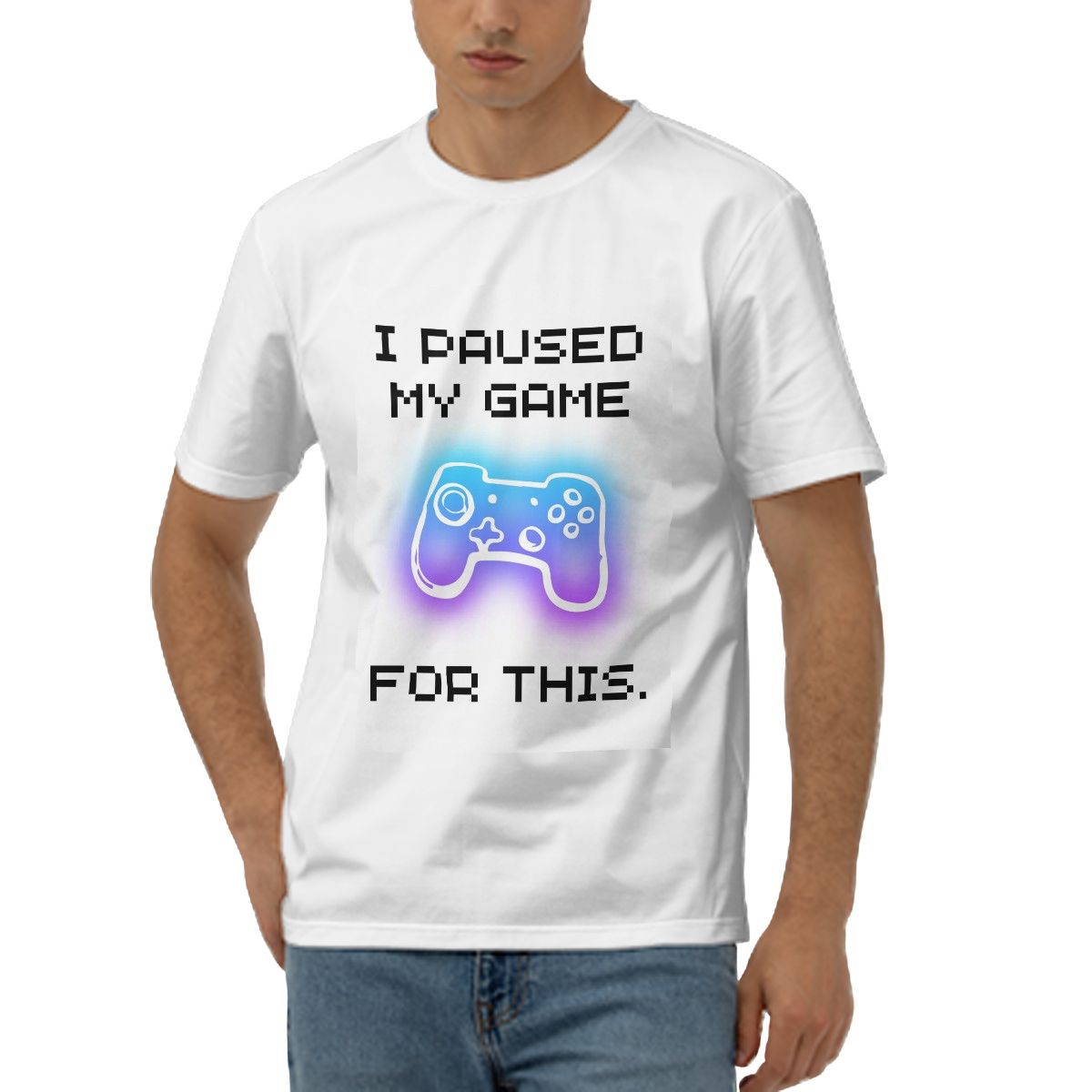 I Paused my game for this (White)