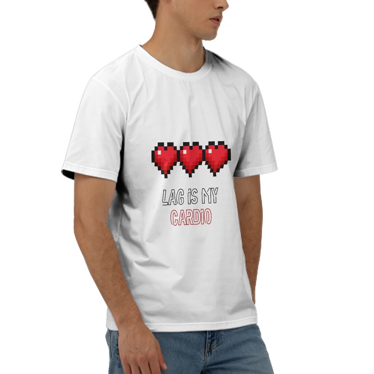 Lag is my Cardio (White)